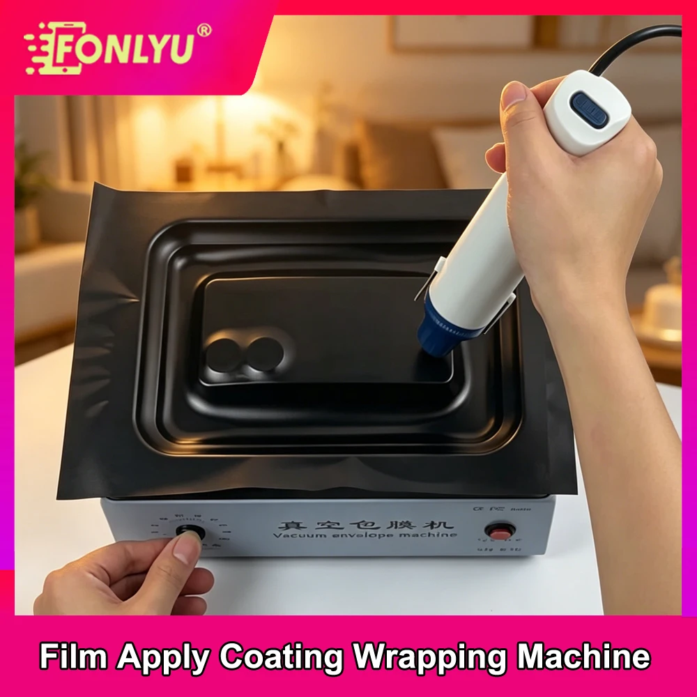 FONLYU A4 Film Vacuum Coating Wrapping Machine for Mobile Phone Stickers DIY Color Change Full Cover Heat Shrink Back Skins
FONLYU A4 Film Vacuum Coating Wrapping Machine for Mobile Phone Stickers DIY Color Change Full Cover Heat Shrink Back Skins
