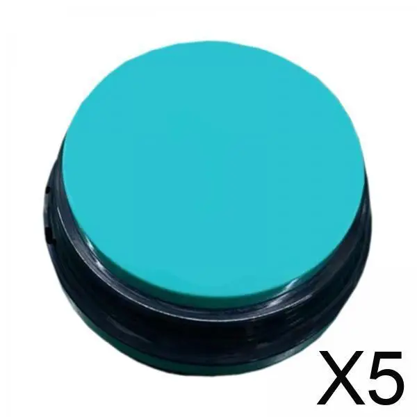 5xRecordable Talking Button Gags Gifts Interactive Toy 30S Answer Buzzers blue
5xRecordable Talking Button Gags Gifts Interactive Toy 30S Answer Buzzers blue