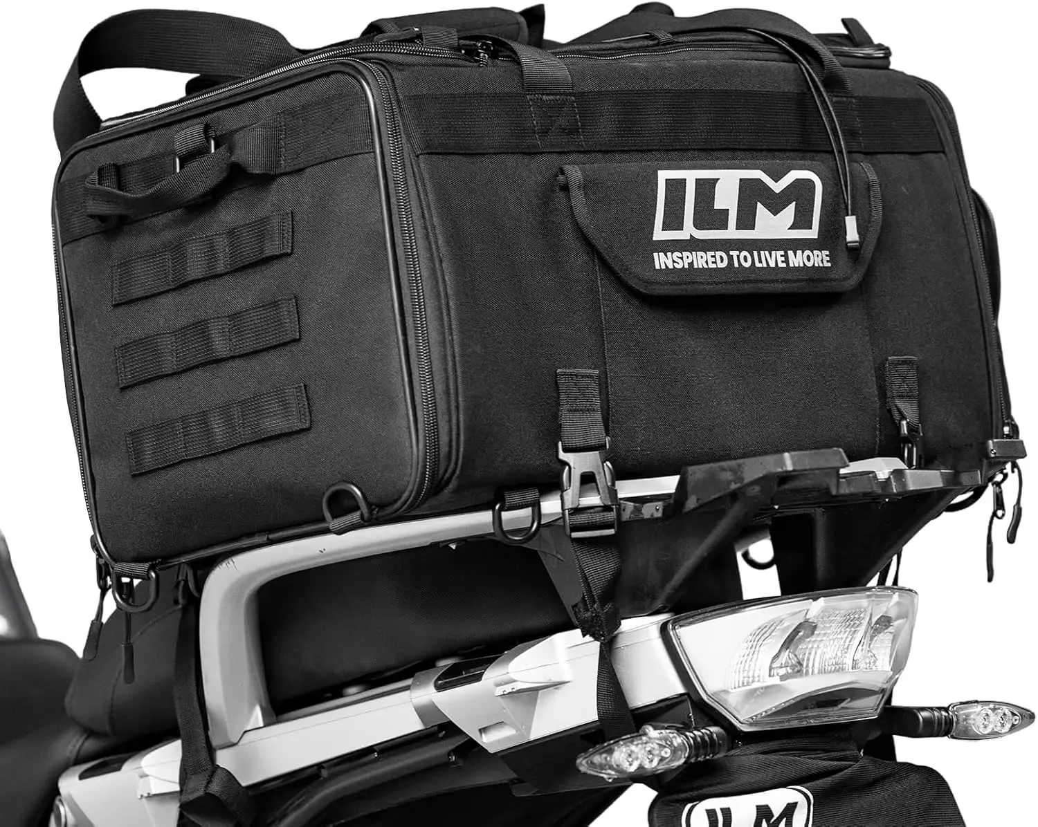 50-70L Expandable Motorcycle Tail Bag, Waterproof with Rain Cover, Durable 600D Oxford Fabric, Backpack & Shoulder Bag
50-70L Expandable Motorcycle Tail Bag, Waterproof with Rain Cover, Durable 600D Oxford Fabric, Backpack & Shoulder Bag