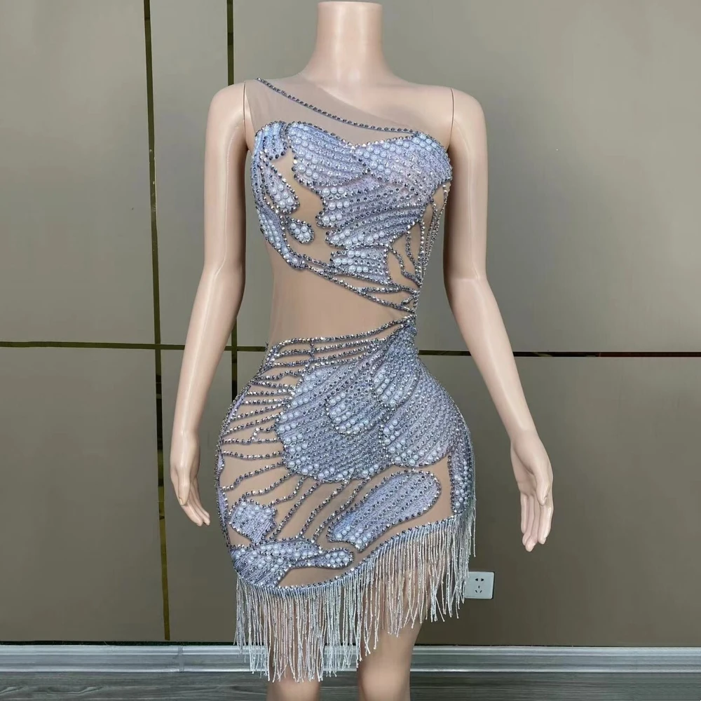 Sexy One-Shoulder Sleeveless Flashing Diamonds Sheath Dress Evening Party Performance Costume Bar Nightclub Singer Stage Wear
Sexy One-Shoulder Sleeveless Flashing Diamonds Sheath Dress Evening Party Performance Costume Bar Nightclub Singer Stage Wear