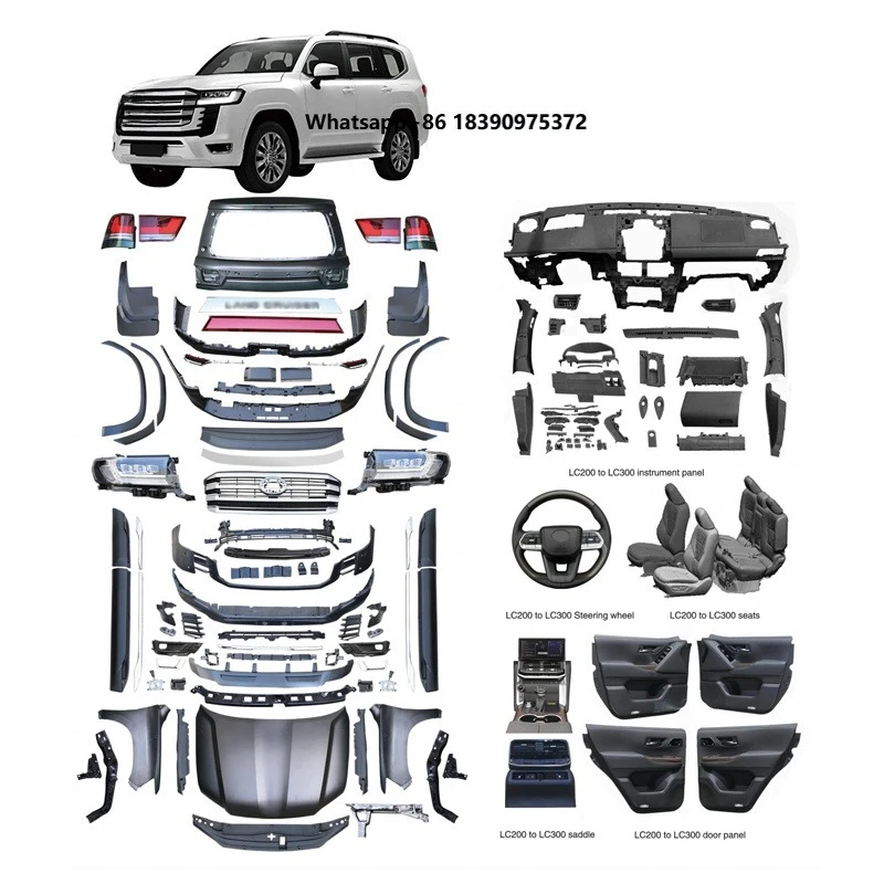 Hot Sale Dashboard Trim Panel Interior Kits Seats Body Kit for Land Cruiser Lc200 Interior Upgrade to Lc300
Hot Sale Dashboard Trim Panel Interior Kits Seats Body Kit for Land Cruiser Lc200 Interior Upgrade to Lc300