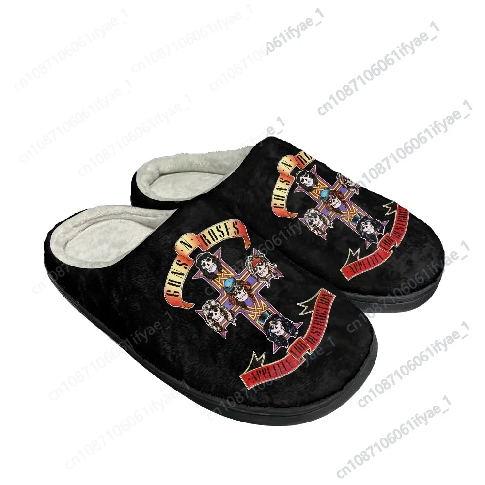 Hot Rock GUN N ROSE Cotton Custom Slippers Mens Womens Latest Sandals Bedroom Plush Indoor Keep Warm Shoes Thermal Slipper
Hot Rock GUN N ROSE Cotton Custom Slippers Mens Womens Latest Sandals Bedroom Plush Indoor Keep Warm Shoes Thermal Slipper