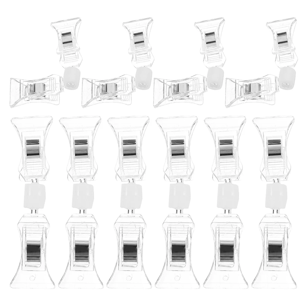 20pcs Head Advertising Clips Plastic Sign Holders Price Display Swivel Price Clips Merchandise Organizer Storage
20pcs Head Advertising Clips Plastic Sign Holders Price Display Swivel Price Clips Merchandise Organizer Storage