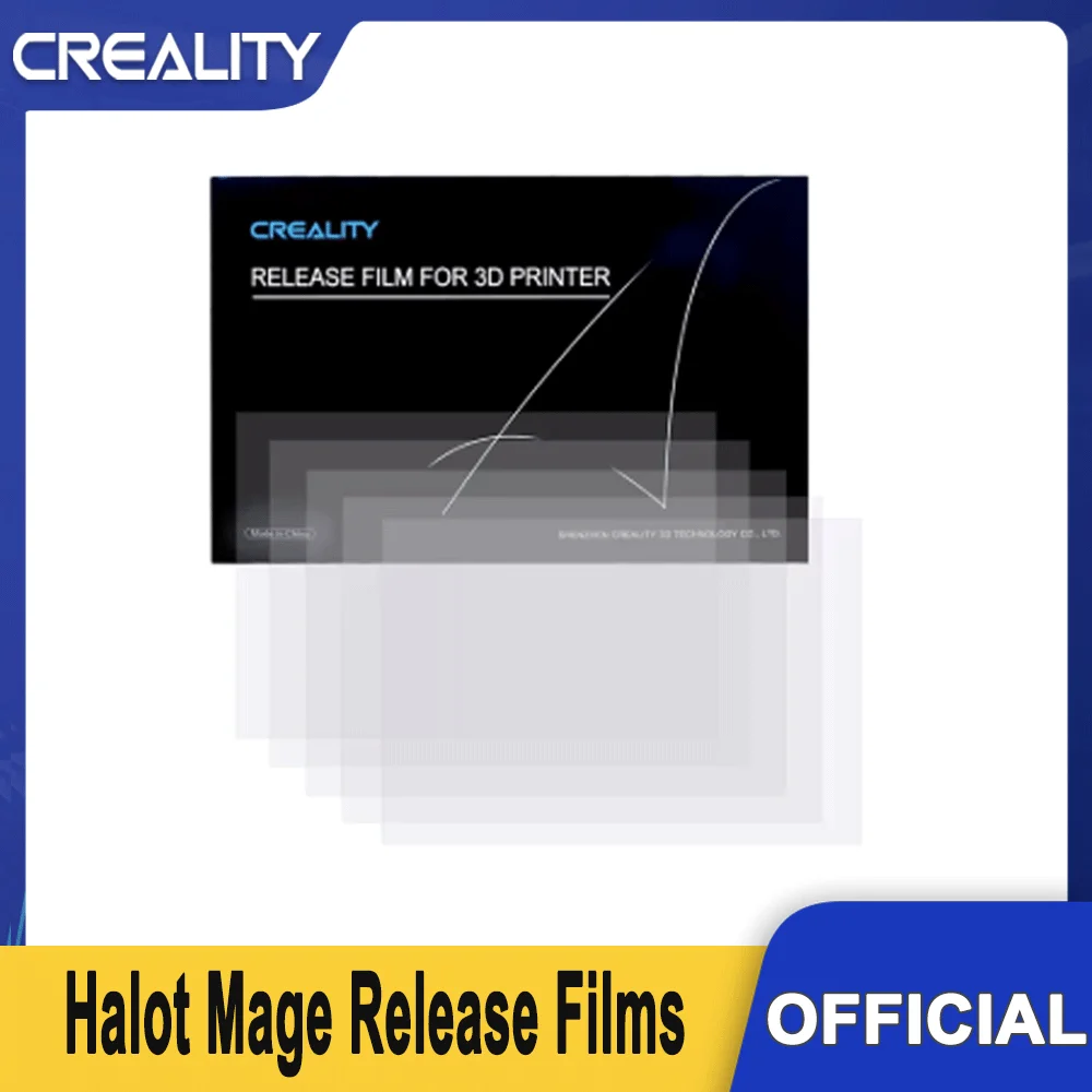 Creality 5PCS FEP Film Halot Mage Release Films for HALOT MAGE/HALOT MAGE Pro Other 10Inch LCD SLA DLP 3D Printer 286x198x0.15mm
Creality 5PCS FEP Film Halot Mage Release Films for HALOT MAGE/HALOT MAGE Pro Other 10Inch LCD SLA DLP 3D Printer 286x198x0.15mm