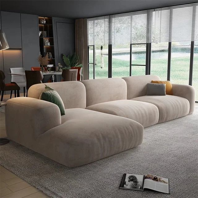 Nordic Luxury L Shape Latex Living Room Sofa Furniture Floor Velvet 3 Seater Modular Sectional Sofa Couch Set
Nordic Luxury L Shape Latex Living Room Sofa Furniture Floor Velvet 3 Seater Modular Sectional Sofa Couch Set