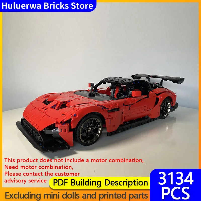 Модель городской автомобиль MOC, строительные кирпичи, ограниченная серия, спортивный автомобиль, модульная технология, детские праздничные подарки, сборные игрушки, костюм 
Модель городской автомобиль MOC, строительные кирпичи, ограниченная серия, спортивный автомобиль, модульная технология, детские праздничные подарки, сборные игрушки, костюм