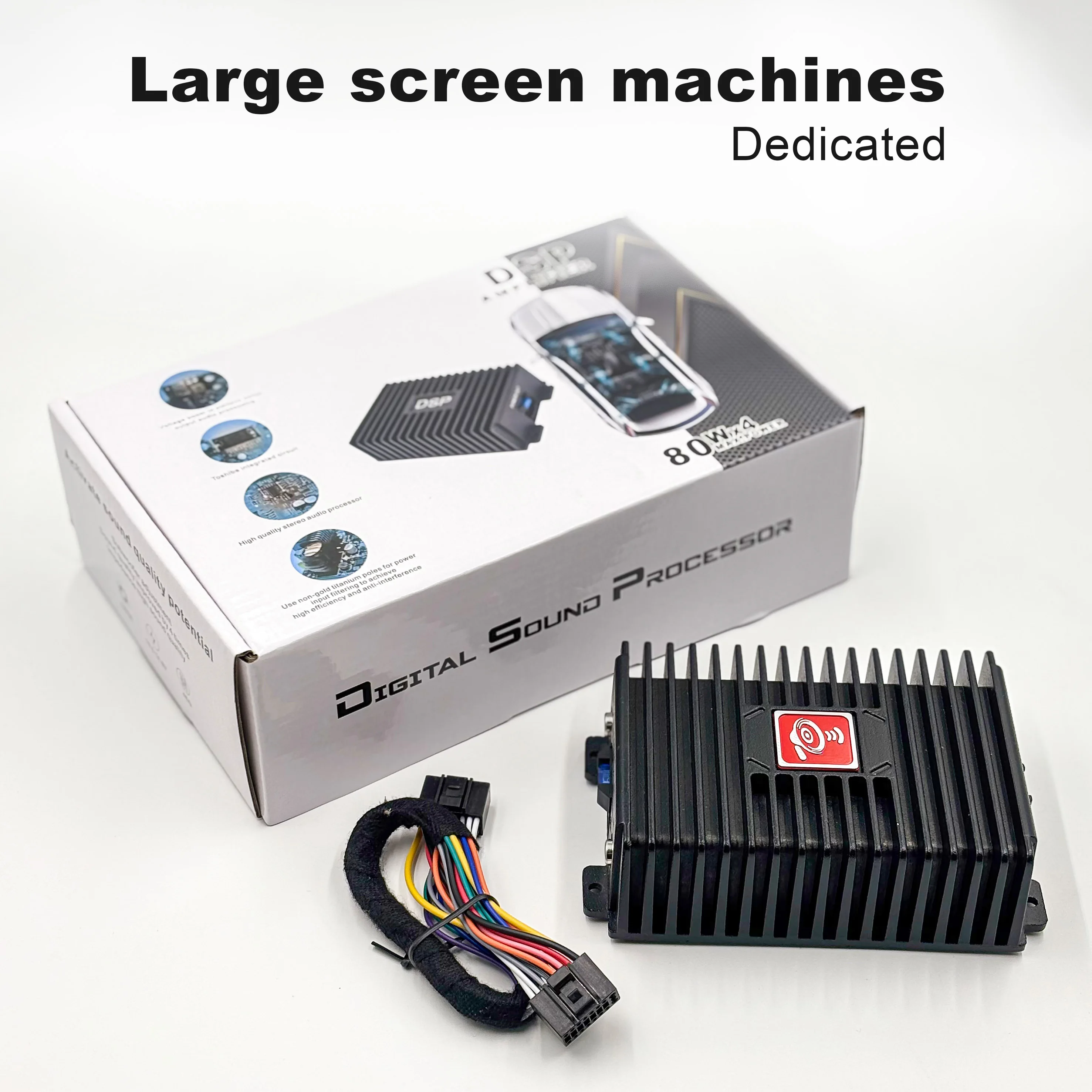 4 Way DSP Car Amplifier 12V Android Car Audio System MAX 80*4W High Power HIFI Stereo Sound Full Frequency Car Power Amplifier
4 Way DSP Car Amplifier 12V Android Car Audio System MAX 80*4W High Power HIFI Stereo Sound Full Frequency Car Power Amplifier