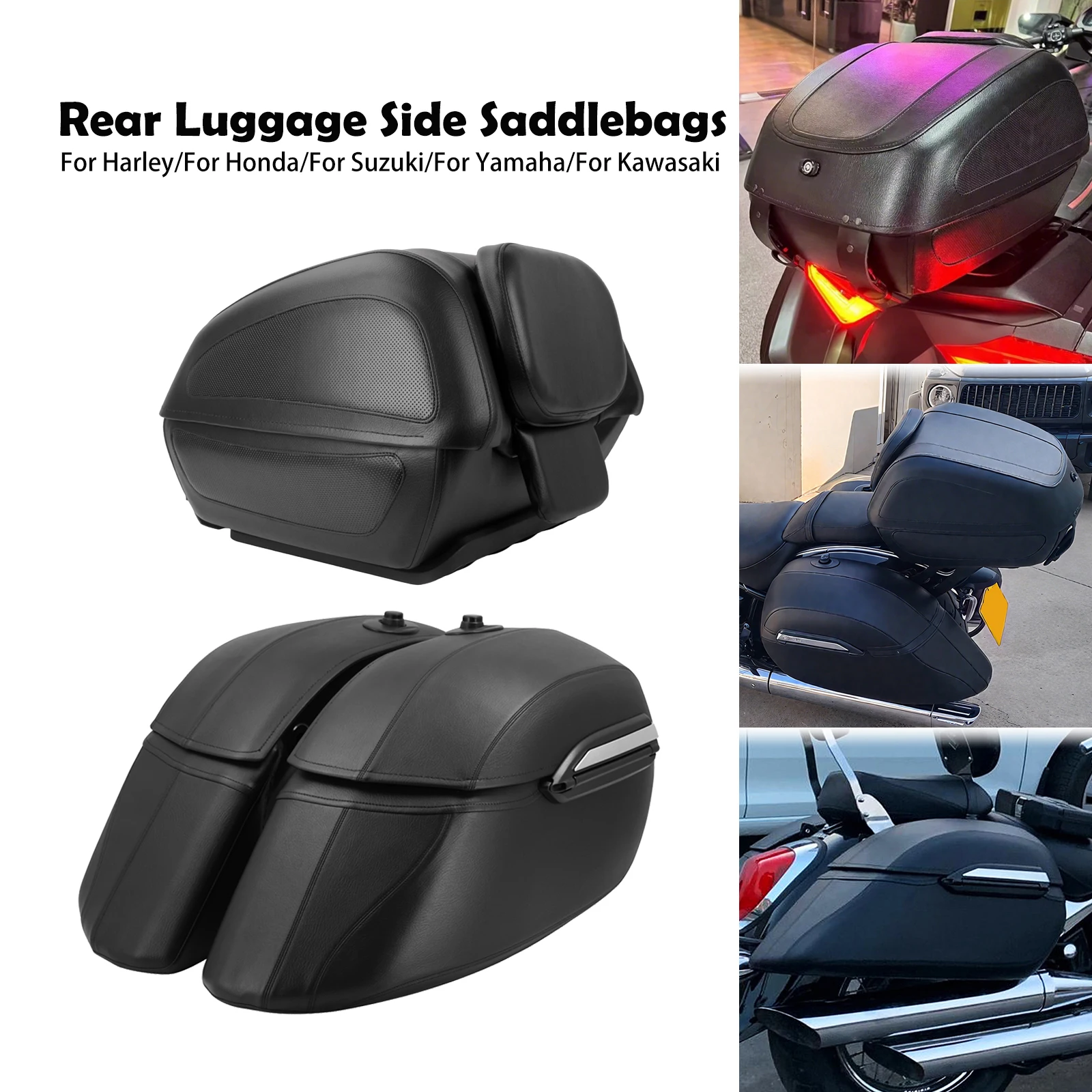 Motorcycle Rear Side Saddlebag Top Luggage Trunk Bags Tail Cases For Yamaha For Honda For BMW For Kawasaki For Suzuki For Harley
Motorcycle Rear Side Saddlebag Top Luggage Trunk Bags Tail Cases For Yamaha For Honda For BMW For Kawasaki For Suzuki For Harley