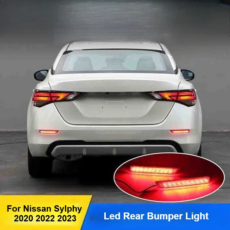 For Nissan Sylphy 2020 2022 2023 Led Rear Bumper Reflector Light Flowing Turn Signal Tail Brake Lights Modification Accessories
For Nissan Sylphy 2020 2022 2023 Led Rear Bumper Reflector Light Flowing Turn Signal Tail Brake Lights Modification Accessories