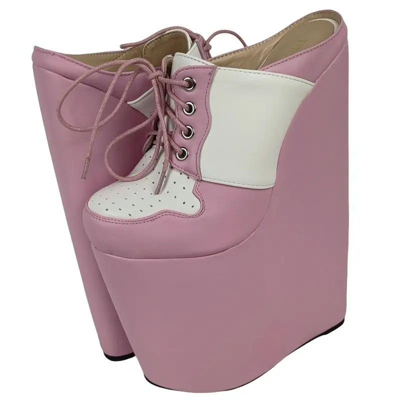 DIZHUANG/пикантные женские туфли на высоком каблуке, разноцветные туфли на открытом каблуке, высота каблука 19–21 см, туфли на шнуровке с круглым носком, туфли на танкетке и платформе 
DIZHUANG/пикантные женские туфли на высоком каблуке, разноцветные туфли на открытом каблуке, высота каблука 19–21 см, туфли на шнуровке с круглым носком, туфли на танкетке и платформе