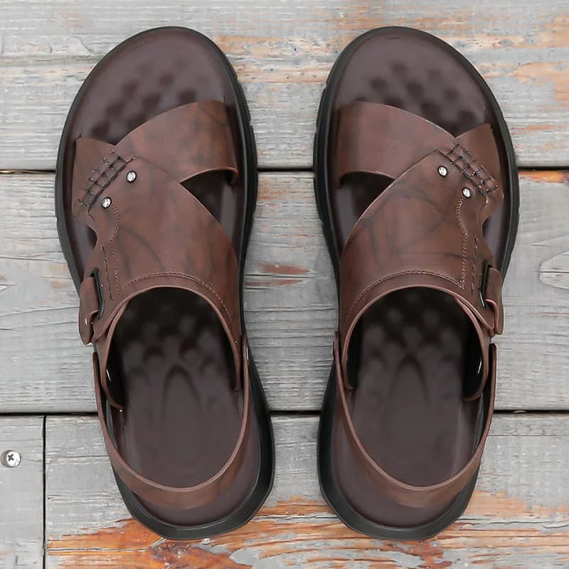 Two Tone Simple Men Sandals Low Key Color Matching Clean Lines Non Slip Cushion Sole Suitable For All Daily Summer Occasions
Two Tone Simple Men Sandals Low Key Color Matching Clean Lines Non Slip Cushion Sole Suitable For All Daily Summer Occasions