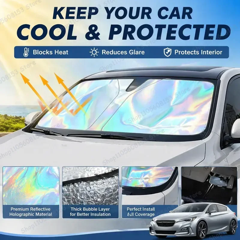 For Subaru Impreza Foldable Windshield Sun Shade UV Reflective Heat Blocking Car Sun Protector Interior Accessory Cooling
For Subaru Impreza Foldable Windshield Sun Shade UV Reflective Heat Blocking Car Sun Protector Interior Accessory Cooling