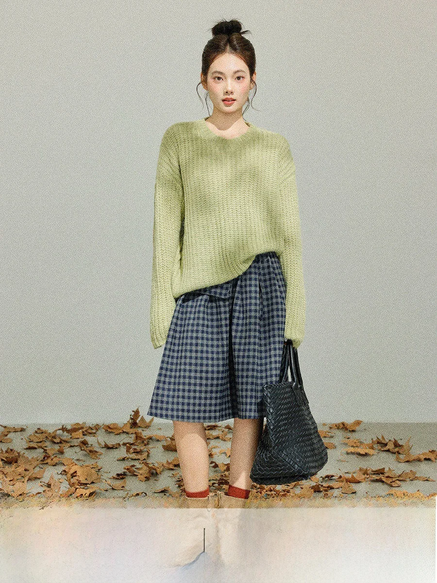 Простой круглый свободный женский свитер Linyunyun Sli: повседневный вязаный топ для осени и зимы, модный, удобный и теплый
Простой круглый свободный женский свитер Linyunyun Sli: повседневный вязаный топ для осени и зимы, модный, удобный и теплый