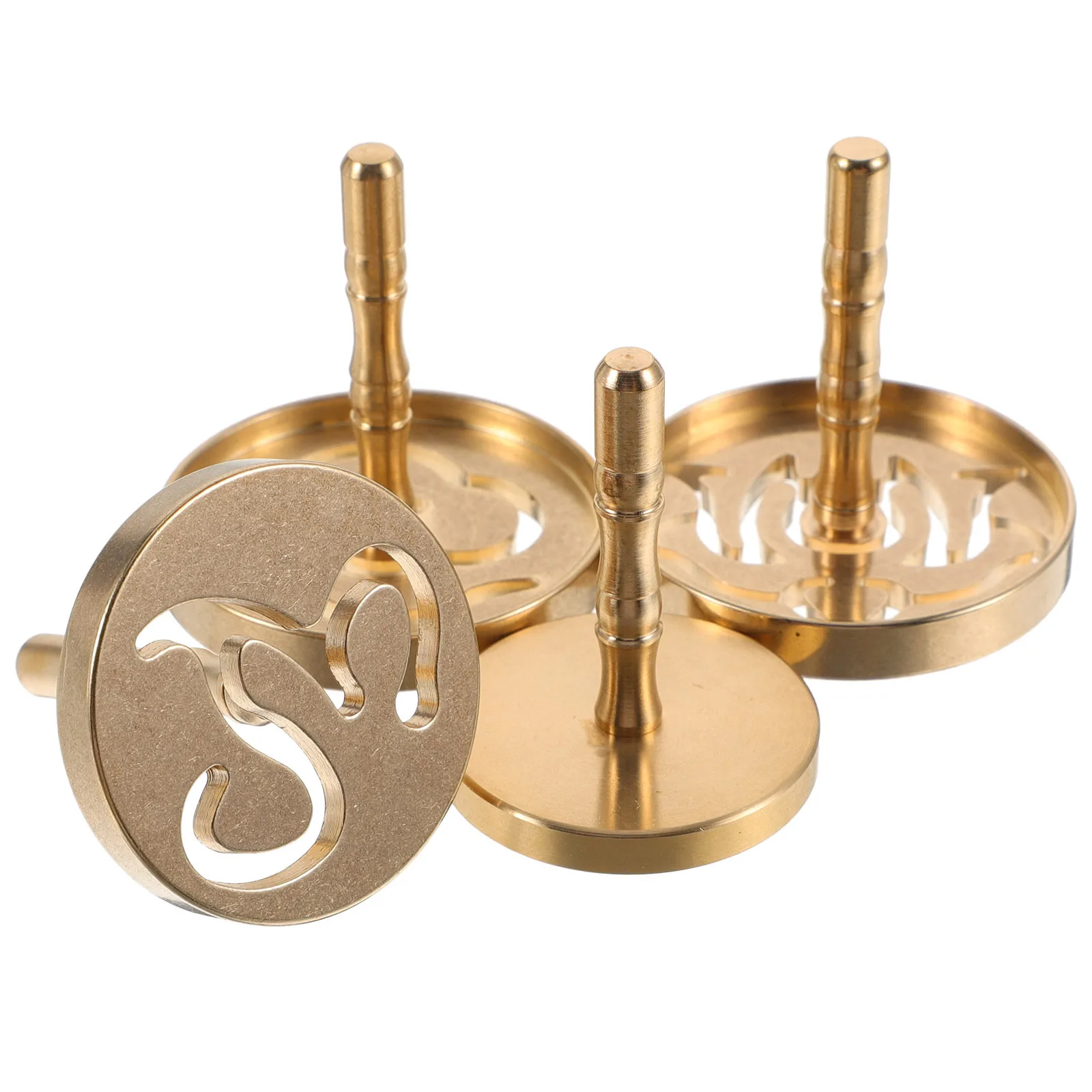 4Pcs Incense Press Mold Copper Creative Pattern Ergonomic Non-Slip Handle Home Office Yoga Room Incense DIY Shaping Tool
4Pcs Incense Press Mold Copper Creative Pattern Ergonomic Non-Slip Handle Home Office Yoga Room Incense DIY Shaping Tool