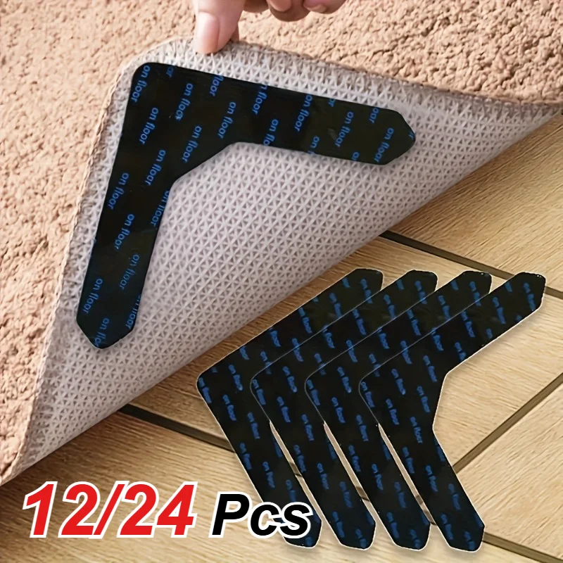12/24 PCS Reusable Non Slip Carpet Stickers Suitable for Fixing Non Slip Tape on Carpets Bed Sheets Mattresses Sofas Cushions
12/24 PCS Reusable Non Slip Carpet Stickers Suitable for Fixing Non Slip Tape on Carpets Bed Sheets Mattresses Sofas Cushions