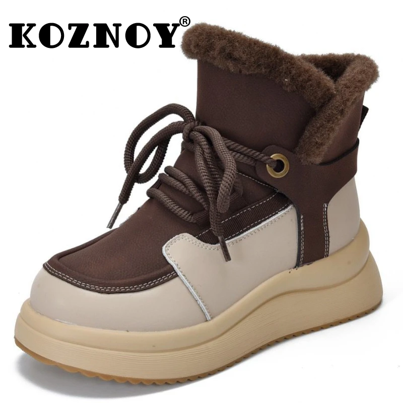 Koznoy 5cm Motorcycle Mid Calf Punk ZIP Cow Suede Genuine Leather Autumn Boot Wedge Thick Boots Women Ankle Booties Sole Shoes
Koznoy 5cm Motorcycle Mid Calf Punk ZIP Cow Suede Genuine Leather Autumn Boot Wedge Thick Boots Women Ankle Booties Sole Shoes