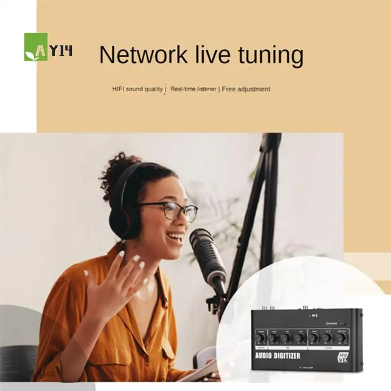 AY14 -Digital To Analog Audio Converter Type-C /Bluetooth/Optical Fiber/Coaxial Connection Audio Amplifier Live Tuning
AY14 -Digital To Analog Audio Converter Type-C /Bluetooth/Optical Fiber/Coaxial Connection Audio Amplifier Live Tuning