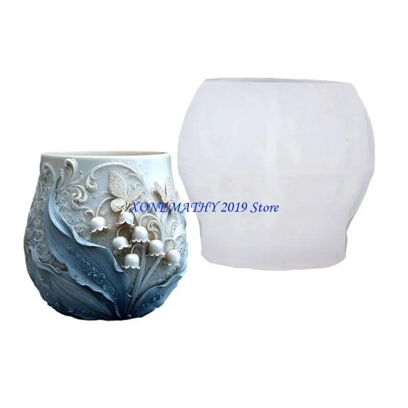 F42F Многоцелевая силиконовая форма с цветочным принтом и бабочкой, бетонный кашпо, органайзер для ювелирных изделий
F42F Многоцелевая силиконовая форма с цветочным принтом и бабочкой, бетонный кашпо, органайзер для ювелирных изделий