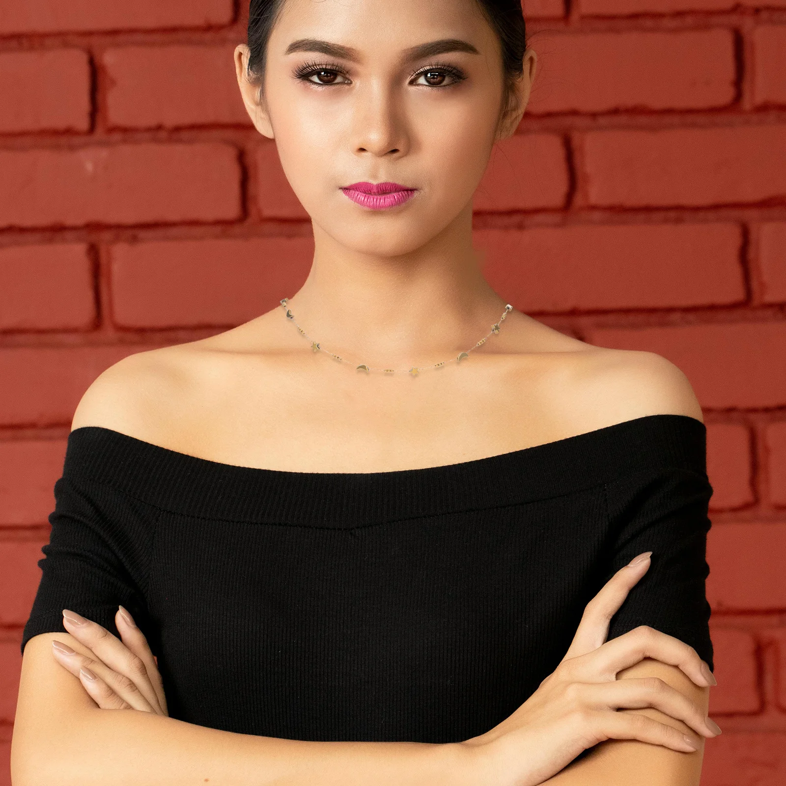 Star Moon Pendant Chain: Stainless Steel Hypoallergenic Jewelry Making Supply For Necklace Bracelet Diy Craft Romantic Gift
Star Moon Pendant Chain: Stainless Steel Hypoallergenic Jewelry Making Supply For Necklace Bracelet Diy Craft Romantic Gift