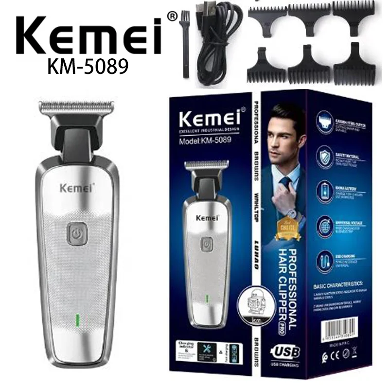 Kemei Km-5089 High Quality LED Digital Display Rechargeable Electric Body Hair Trimmer Professional Hair Clipper
Kemei Km-5089 High Quality LED Digital Display Rechargeable Electric Body Hair Trimmer Professional Hair Clipper