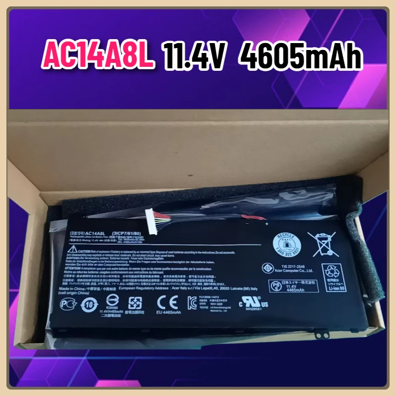 AC14A8L Замена аккумулятора для ноутбука ACER V15 Nitro Aspire VN7-571 VN7-591 VN7-571G VN7-791G VN7-591G-77A9 VN7-791 Series
AC14A8L Замена аккумулятора для ноутбука ACER V15 Nitro Aspire VN7-571 VN7-591 VN7-571G VN7-791G VN7-591G-77A9 VN7-791 Series