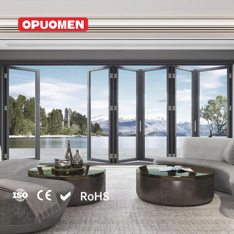 New Hot Sale Low Noise Push Pull High End Double Glazed Aluminium Interior Multi Panel Sliding Folding Door
New Hot Sale Low Noise Push Pull High End Double Glazed Aluminium Interior Multi Panel Sliding Folding Door