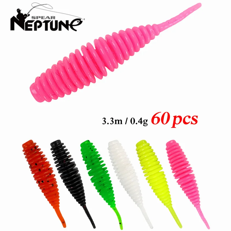 60pcs Soft Bait Fishing Lure 0.4g Artificial Wobbler Micro Worm Crankbaits Grub TPR Floating Silicone Plastic Swimbait For Carp
60pcs Soft Bait Fishing Lure 0.4g Artificial Wobbler Micro Worm Crankbaits Grub TPR Floating Silicone Plastic Swimbait For Carp