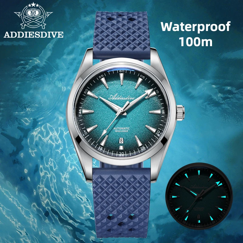 ADDIESDIVE reloj hombre Luxury Men's Watch AR Coated Luminous Waterproof Automatic Mechanical Bubble Mirror Glass Watch AD2527
ADDIESDIVE reloj hombre Luxury Men's Watch AR Coated Luminous Waterproof Automatic Mechanical Bubble Mirror Glass Watch AD2527