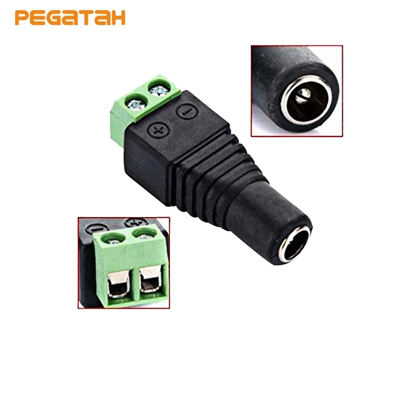 5pcs/10pcs Male DC Power Jack & Plug Screw-on Wire Connector for CCTV Camera
5pcs/10pcs Male DC Power Jack & Plug Screw-on Wire Connector for CCTV Camera
