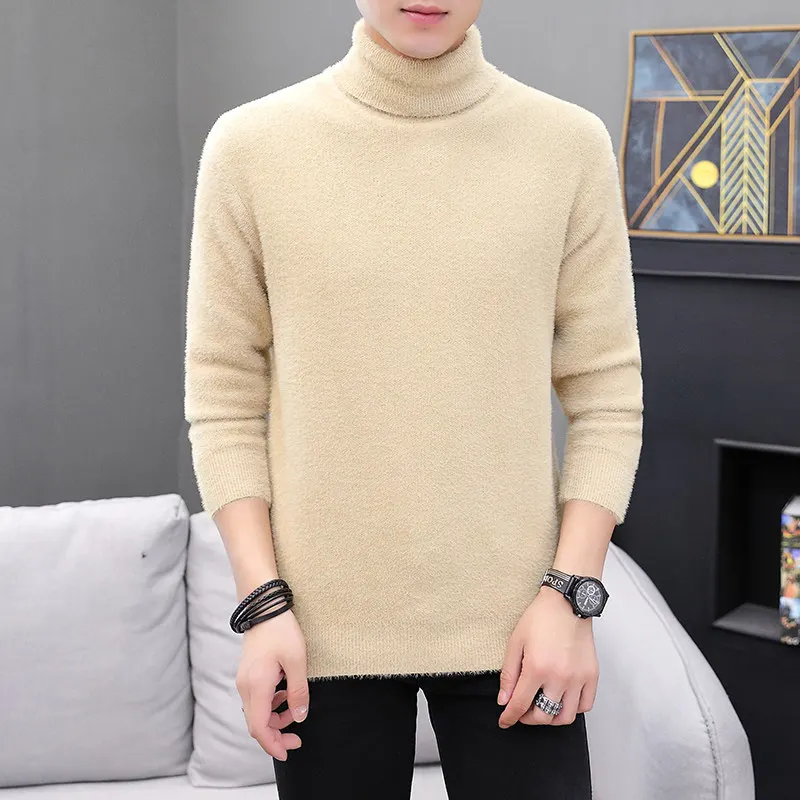 Модный мужской вязаный свитер, повседневный базовый слой из искусственного меха, зимний теплый длинный свек, круглая одежда из полиэфирного волокна
Модный мужской вязаный свитер, повседневный базовый слой из искусственного меха, зимний теплый длинный свек, круглая одежда из полиэфирного волокна
