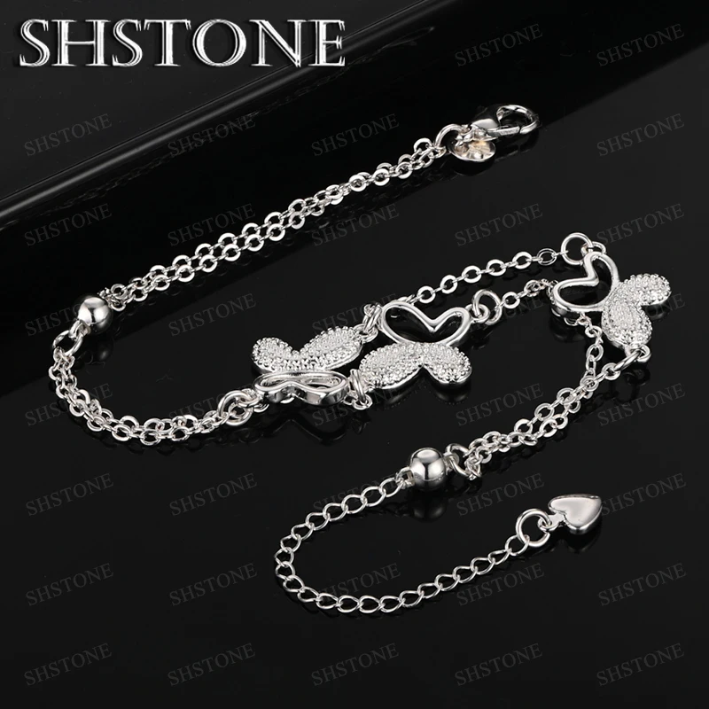 Luxury 925 Silver Bracelet Butterfly For Women Valentine's Day Wedding Sterling Silver Jewelry Birthday Party Gift Accessories
Luxury 925 Silver Bracelet Butterfly For Women Valentine's Day Wedding Sterling Silver Jewelry Birthday Party Gift Accessories