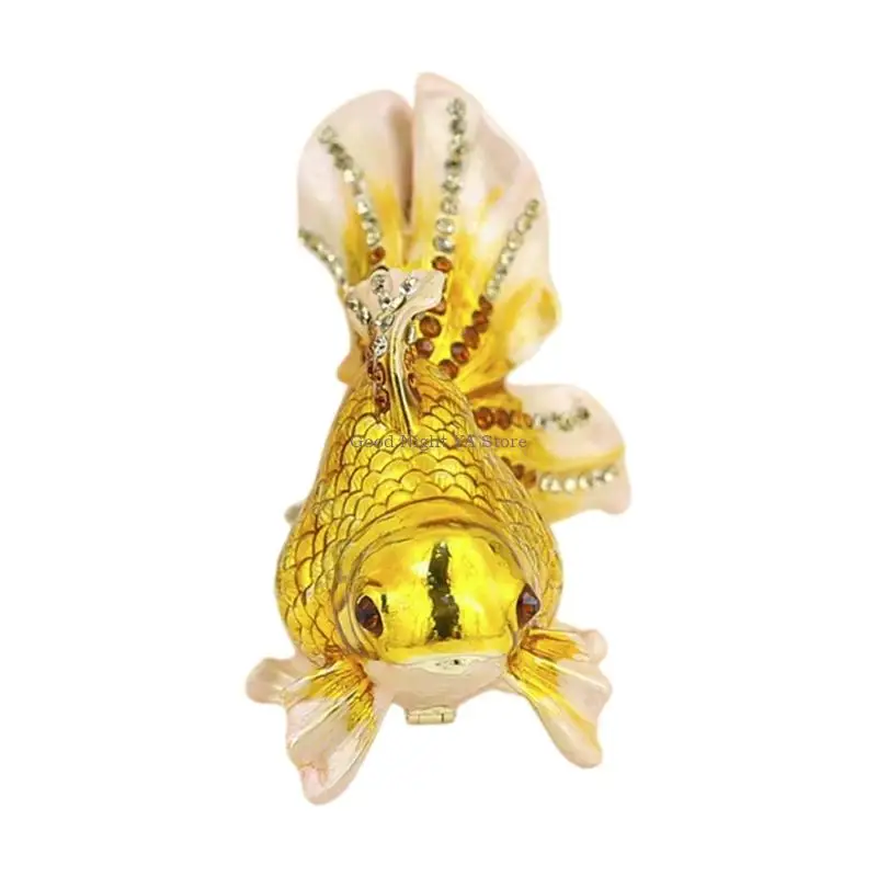 Artistic Small Trinket Box Jewelry Container Alloy Texture Suitable for Small Jewelry Organization
Artistic Small Trinket Box Jewelry Container Alloy Texture Suitable for Small Jewelry Organization