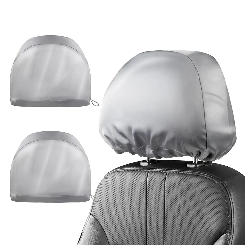 Headrest Covers for Car Satin Soft Car Headrest Covers Adjustable and Flexible for Hair Protection Universal for Auto Cars Tr
Headrest Covers for Car Satin Soft Car Headrest Covers Adjustable and Flexible for Hair Protection Universal for Auto Cars Tr