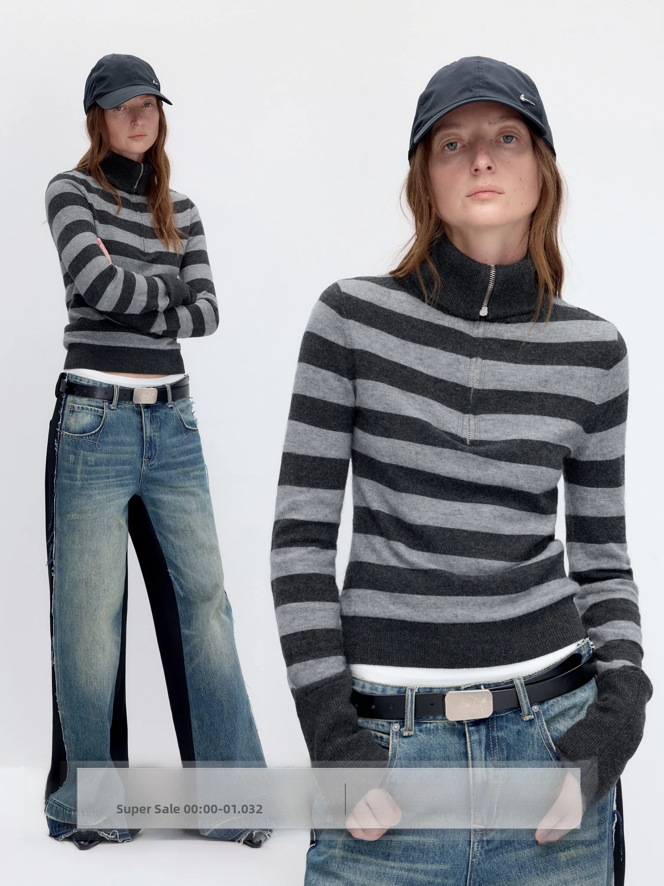 Облегающий вязаный свитер из австралийской шерсти в полоску в стиле ретро с высоким воротником, длинный свек обычной длины, женский...
Облегающий вязаный свитер из австралийской шерсти в полоску в стиле ретро с высоким воротником, длинный свек обычной длины, женский...