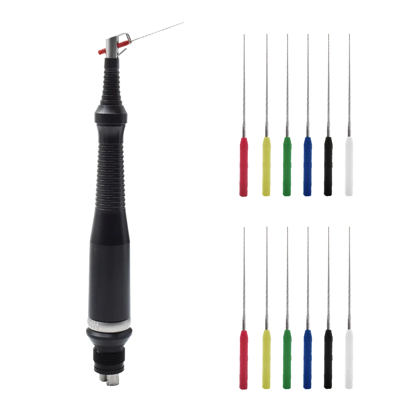 Premium AirSonic Endo Handpiece with root canal file for multifunctional dental root canal treatment
Premium AirSonic Endo Handpiece with root canal file for multifunctional dental root canal treatment