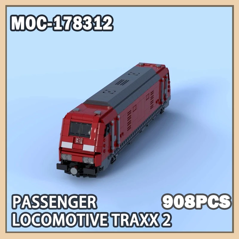 MOC-178312 Railway track series Passenger locomotive Traxx 2 Building blocks Modular Urban Set Creative KIDS Gifts Adult 908PCS
MOC-178312 Railway track series Passenger locomotive Traxx 2 Building blocks Modular Urban Set Creative KIDS Gifts Adult 908PCS