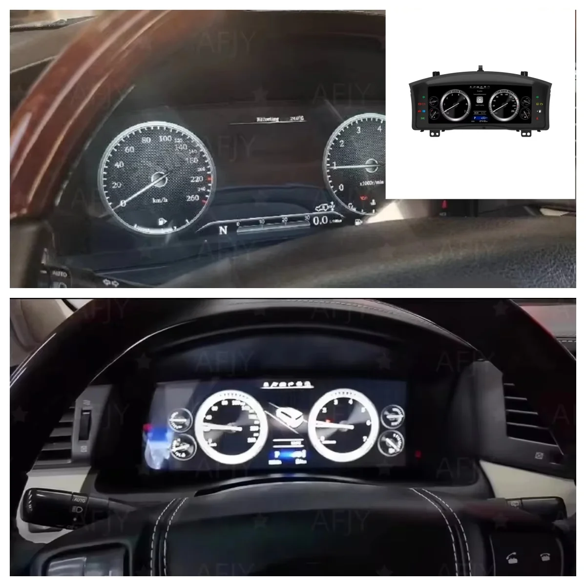Цифровая приборная панель Virtual Cockpit для Lexus LX570 2007-2021: экран спидометра, мультимедийный плеер
Цифровая приборная панель Virtual Cockpit для Lexus LX570 2007-2021: экран спидометра, мультимедийный плеер