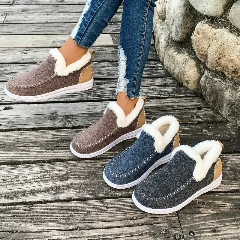 Women's Boots 2024 Hot Selling New Item Women's Winter Round Head Plush Warm Short Tube Flat Bottom Snow Boots Plus Size 43
Women's Boots 2024 Hot Selling New Item Women's Winter Round Head Plush Warm Short Tube Flat Bottom Snow Boots Plus Size 43