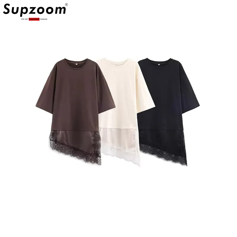 Supzoom 2026 New Arrival Top Fashion European And American Commuting Style Temperament Patchwork Lace Round Neck T-shirt
Supzoom 2026 New Arrival Top Fashion European And American Commuting Style Temperament Patchwork Lace Round Neck T-shirt