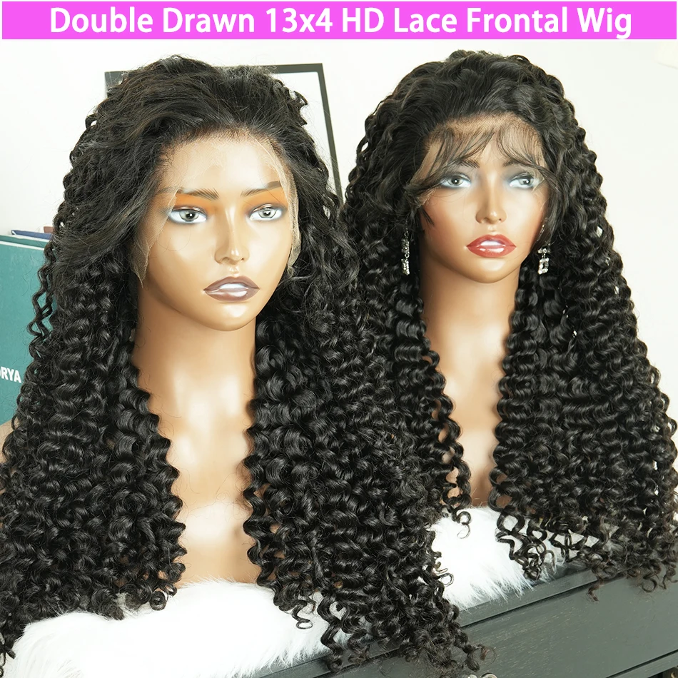 Парик из натуральных волос Double Drawn Deep Curly 13x4 HD Lace Frontal, предварительно выщипанный, плотность 200% # Натуральный парик из необработанных волос 1B Natural Color
Парик из натуральных волос Double Drawn Deep Curly 13x4 HD Lace Frontal, предварительно выщипанный, плотность 200% # Натуральный парик из необработанных волос 1B Natural Color