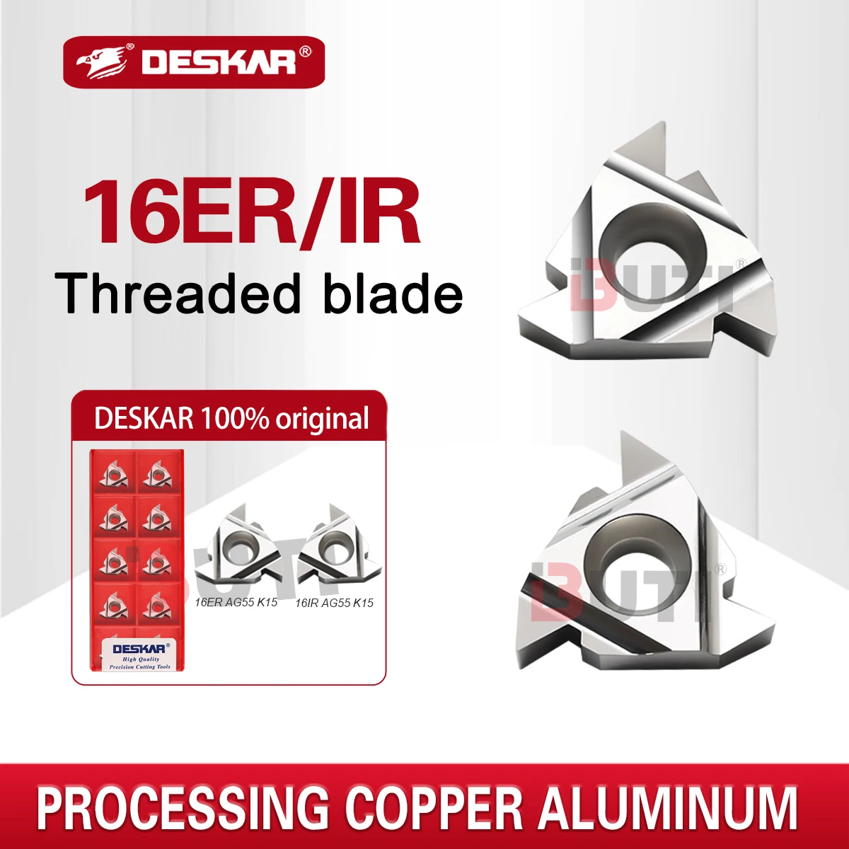 16ER 16IR A55 A60 G55 G60 AG55 AG60 K15 CNC Blade Inside And Outside Threading Turning Tool Cutter Cutting Inserts For Aluminum
16ER 16IR A55 A60 G55 G60 AG55 AG60 K15 CNC Blade Inside And Outside Threading Turning Tool Cutter Cutting Inserts For Aluminum