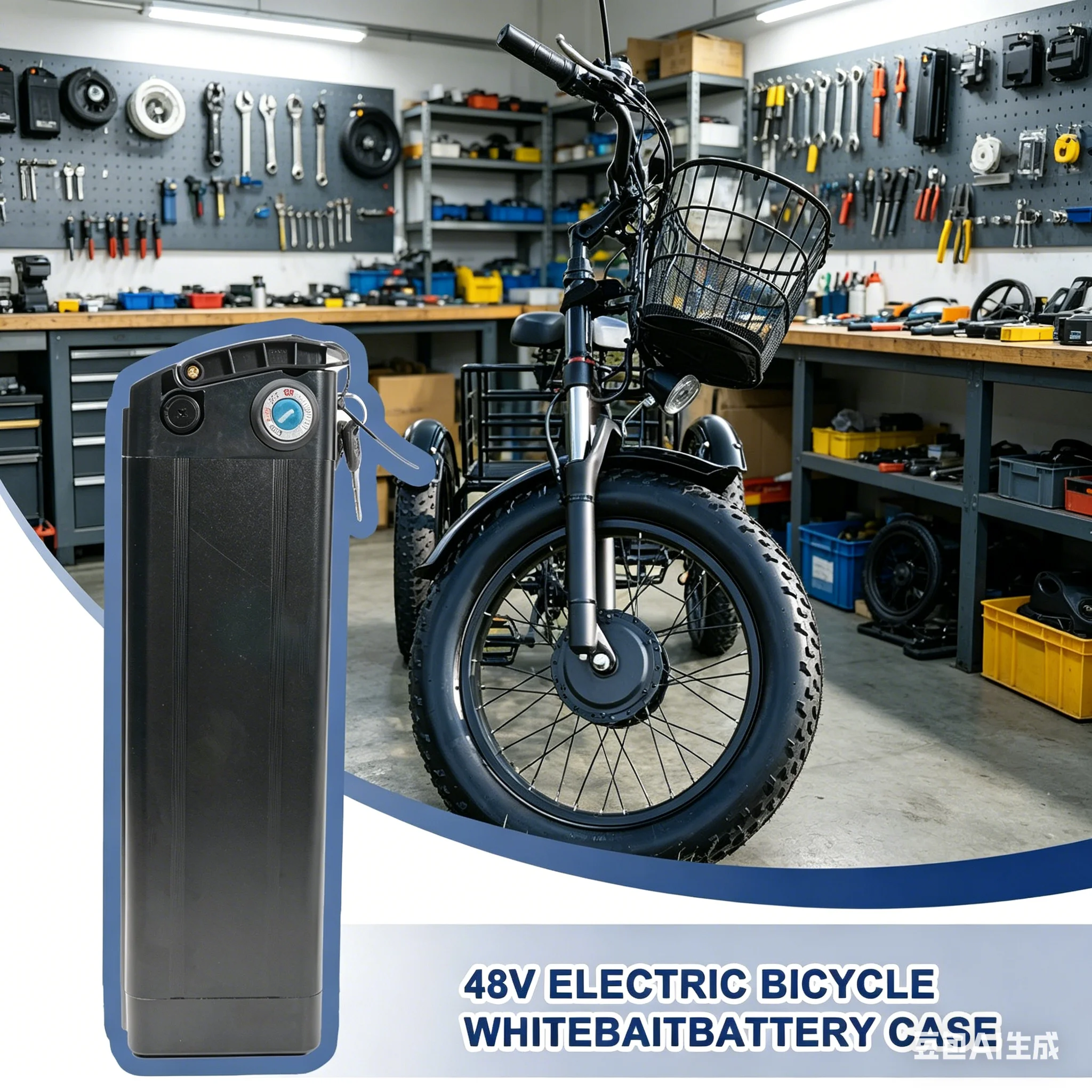 Electric Bicycle Battery Box Plastic Case For 48V Large Capacity 1865 Holder Battery Shell Case For E-Bike Cycling Modified Part
Electric Bicycle Battery Box Plastic Case For 48V Large Capacity 1865 Holder Battery Shell Case For E-Bike Cycling Modified Part