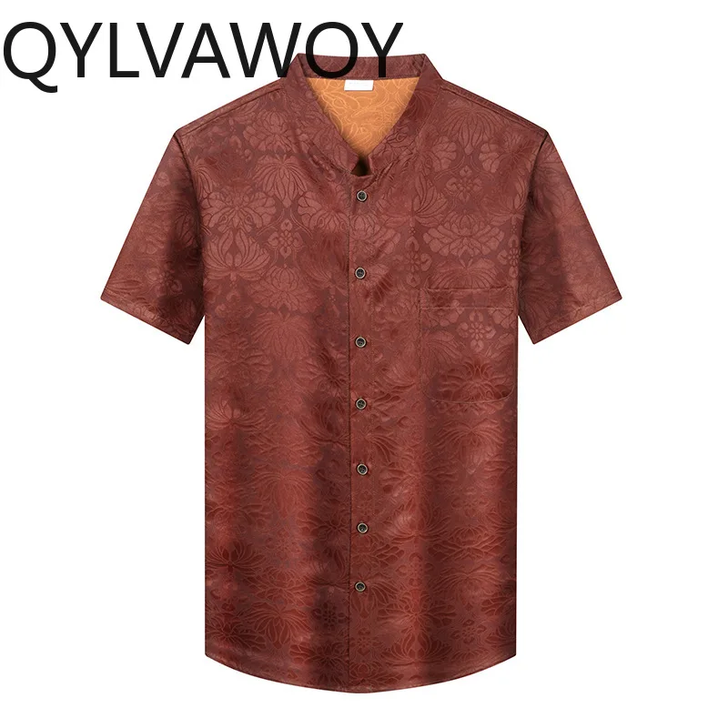 QYLVAWOY 100% Mulberry Silk Men's Shirts Summer Clothes for Man High Quality Shirts 2025 New Man Shirts Satin Short Sleeve Daily
QYLVAWOY 100% Mulberry Silk Men's Shirts Summer Clothes for Man High Quality Shirts 2025 New Man Shirts Satin Short Sleeve Daily