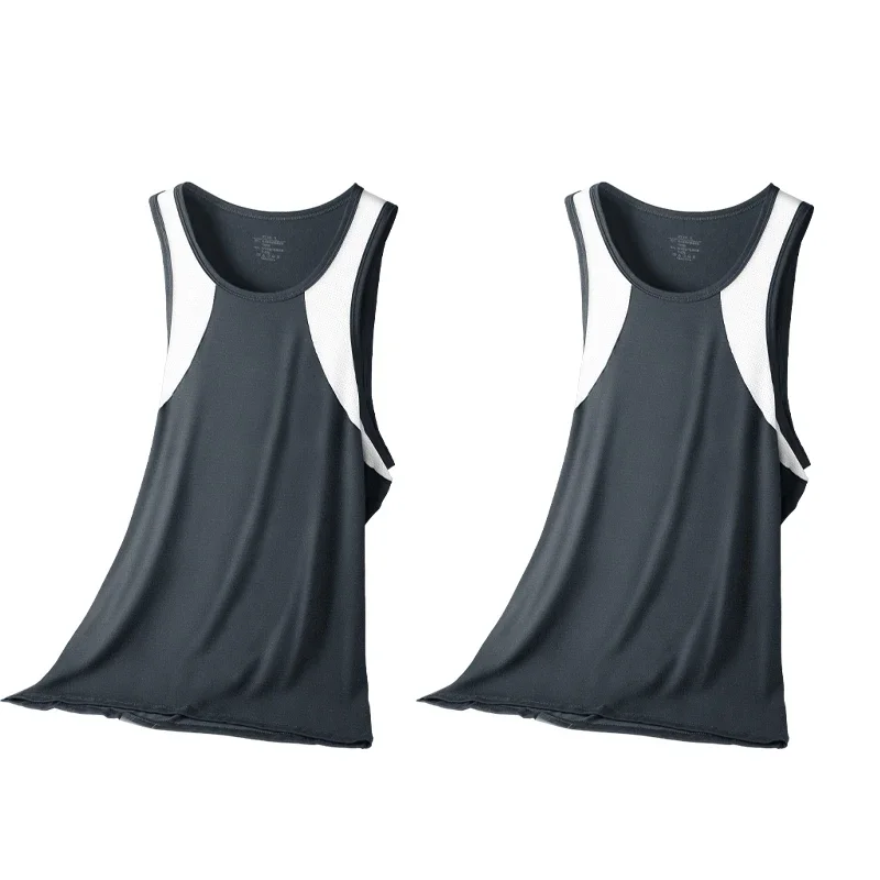2PCS Men's Comfortable and Breathable Suspender Hurdle Short Sleeve Young Boys Sports Running Sleeveless T-Shirt Bottom Shirt
2PCS Men's Comfortable and Breathable Suspender Hurdle Short Sleeve Young Boys Sports Running Sleeveless T-Shirt Bottom Shirt