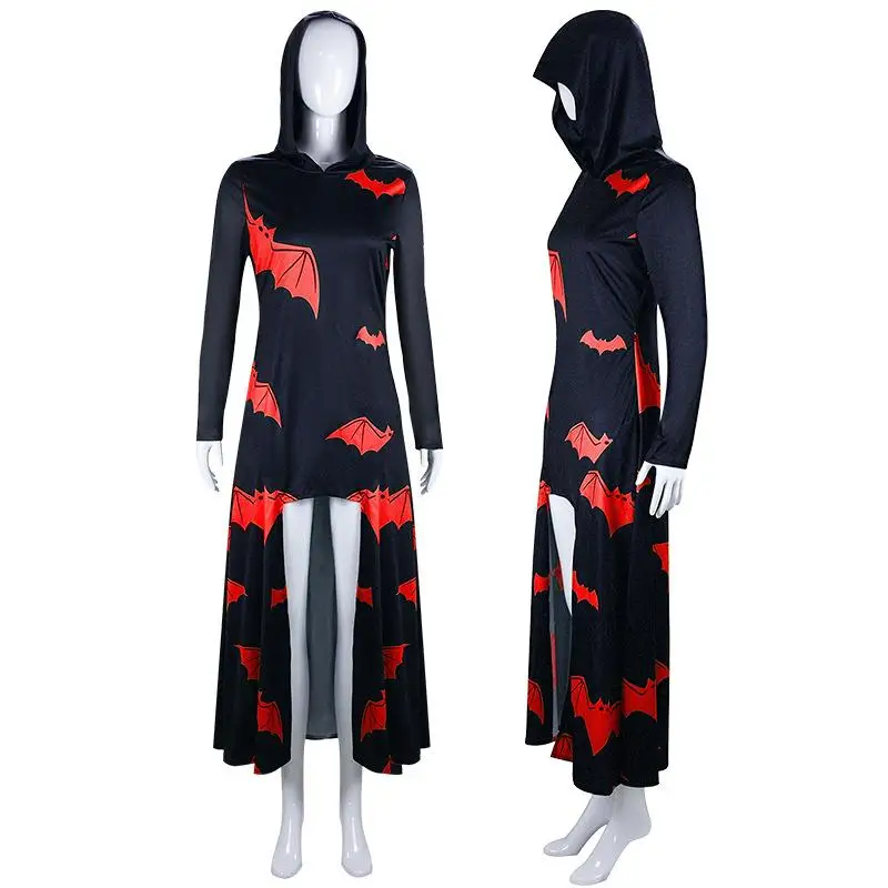 Women's Bat Sle Hooded Cloak loween Cisas Dr Stage Performance Costume Ele Ethnic Faion Spring 2023
Women's Bat Sle Hooded Cloak loween Cisas Dr Stage Performance Costume Ele Ethnic Faion Spring 2023
