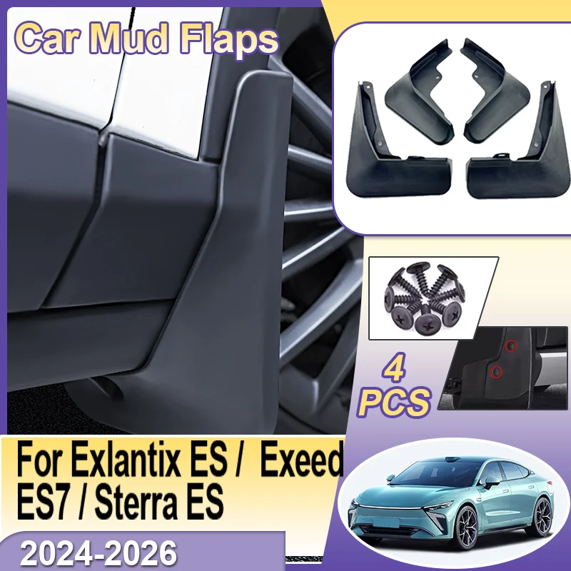 4x Car Fenders For EXEED Exlantix ES 2024 Sterra ES ES7 2025 2026 Splashguards Mudflaps Front Rear Mud Flaps Splash Guards Tools
4x Car Fenders For EXEED Exlantix ES 2024 Sterra ES ES7 2025 2026 Splashguards Mudflaps Front Rear Mud Flaps Splash Guards Tools