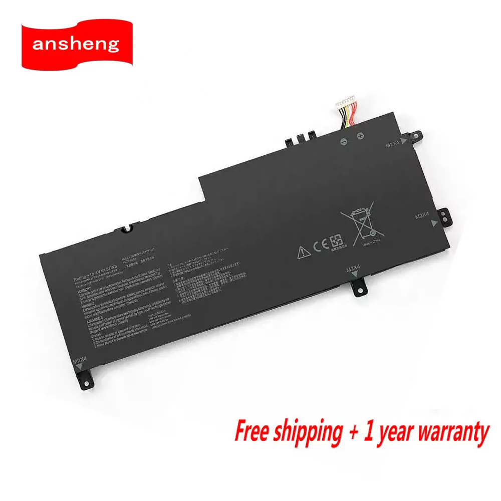 15.4V 57Wh C41N1809 Laptop Battery For ASUS Zenbook Flip 15 UX562FN UX562FD UX562FDX Q536FD Q536F Q536FD-BI7T15 UX562FDX-EZ015T
15.4V 57Wh C41N1809 Laptop Battery For ASUS Zenbook Flip 15 UX562FN UX562FD UX562FDX Q536FD Q536F Q536FD-BI7T15 UX562FDX-EZ015T