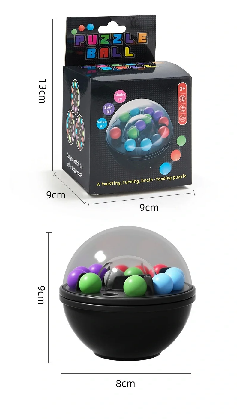 ABS Montessori Magic Bead Ball, Rotating Puzzle Ball, Logic Training, Portable Fidget Toy for Kids 3-8
ABS Montessori Magic Bead Ball, Rotating Puzzle Ball, Logic Training, Portable Fidget Toy for Kids 3-8