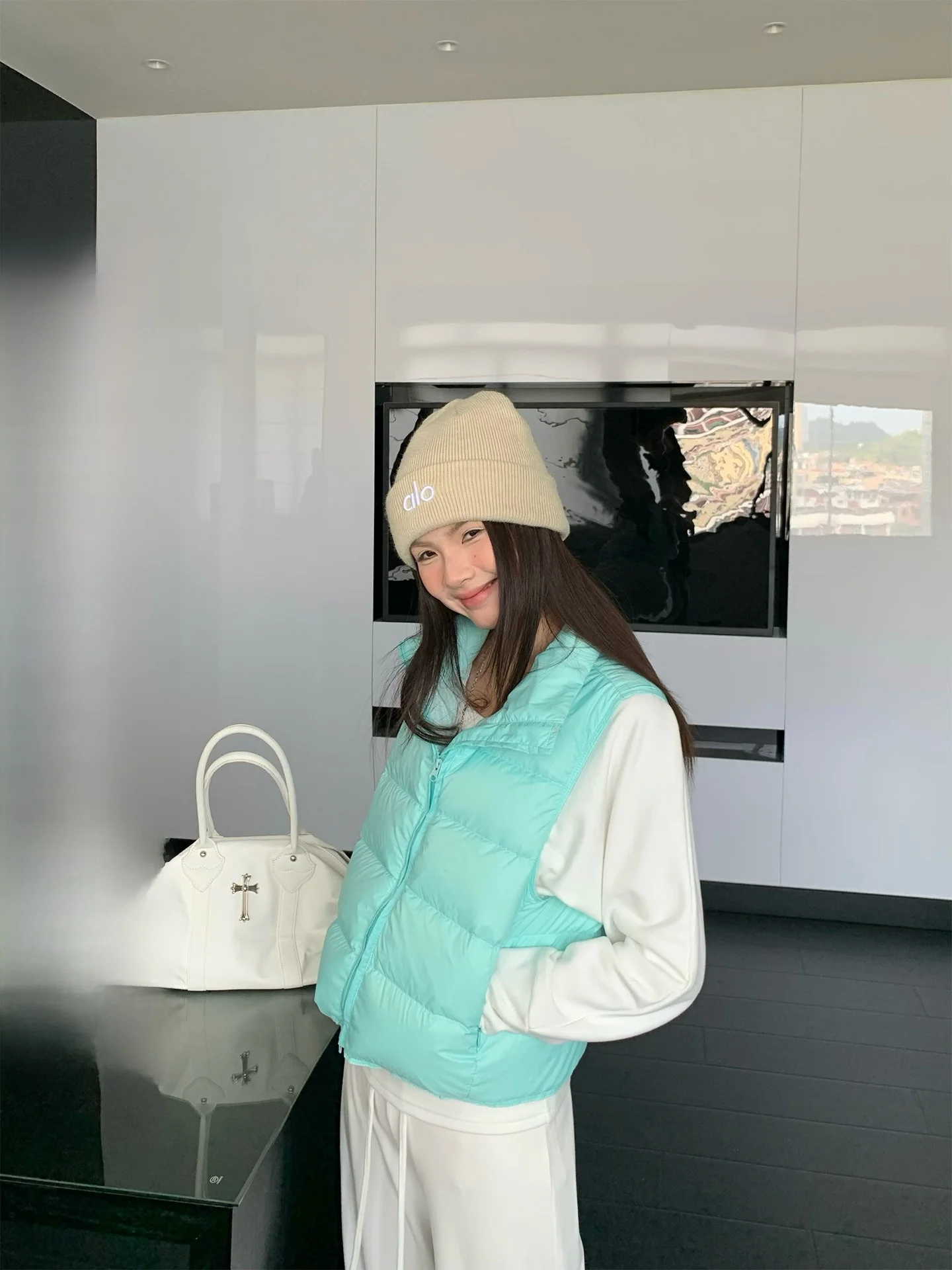 Mint een down Jaet Vest Women's Loose oulder Pad Jaet Outerwear Casual Sle Knitted Winter New Arrival
Mint een down Jaet Vest Women's Loose oulder Pad Jaet Outerwear Casual Sle Knitted Winter New Arrival