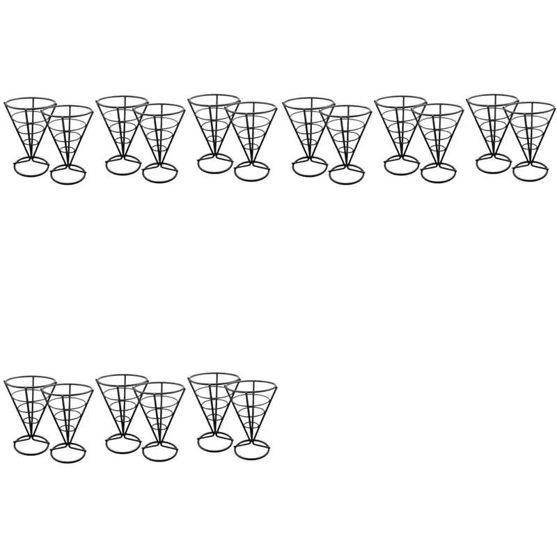 【ELECTRONIC-ACCESSORIES】18 Pcs Wire Metal Food Racks Cone Fried Basket Serving Chips Stand Display Stands Chicken Holder
【ELECTRONIC-ACCESSORIES】18 Pcs Wire Metal Food Racks Cone Fried Basket Serving Chips Stand Display Stands Chicken Holder